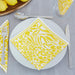 HOME.LIFE Animal Print Linen-look Napkin (25 pack) - yellow