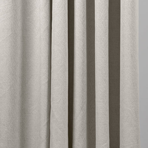 HOME.LIFE Leaf Taped Curtain - Stone