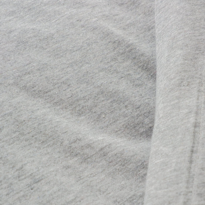 Jersey Knit Duvet Cover Set Grey Melange