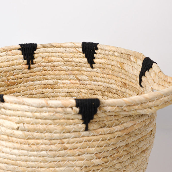 Maize Speck Basket Small - Cream/Black