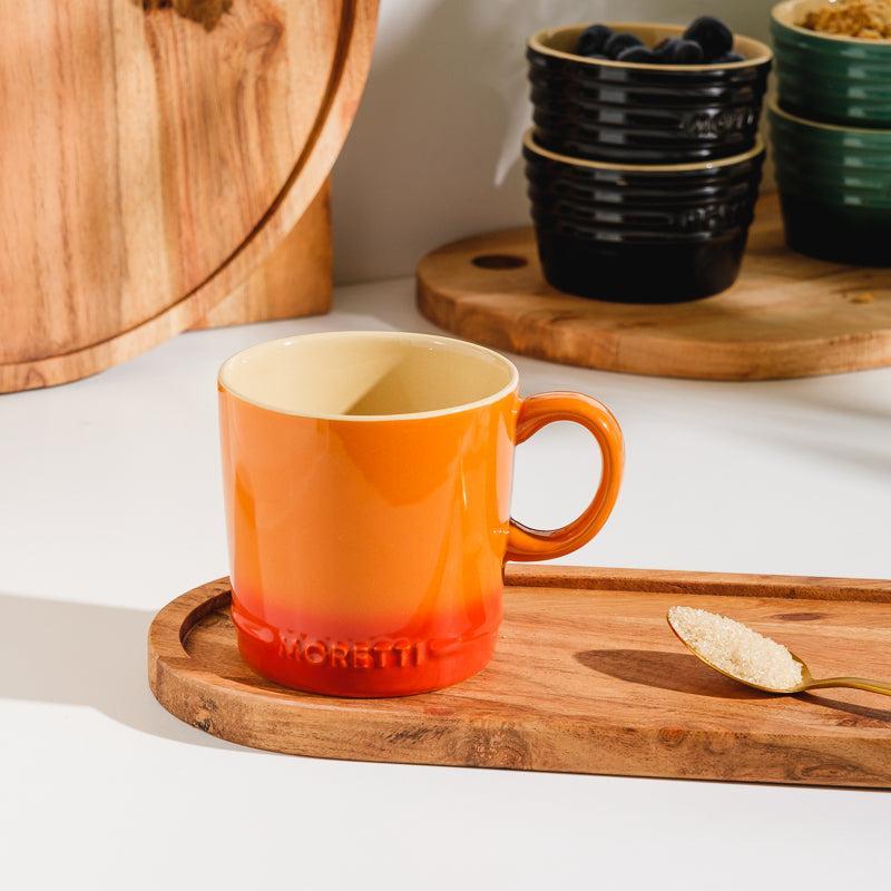 Moretti Casa Stoneware Mug Flame | Mug – Whitehouse & Continental