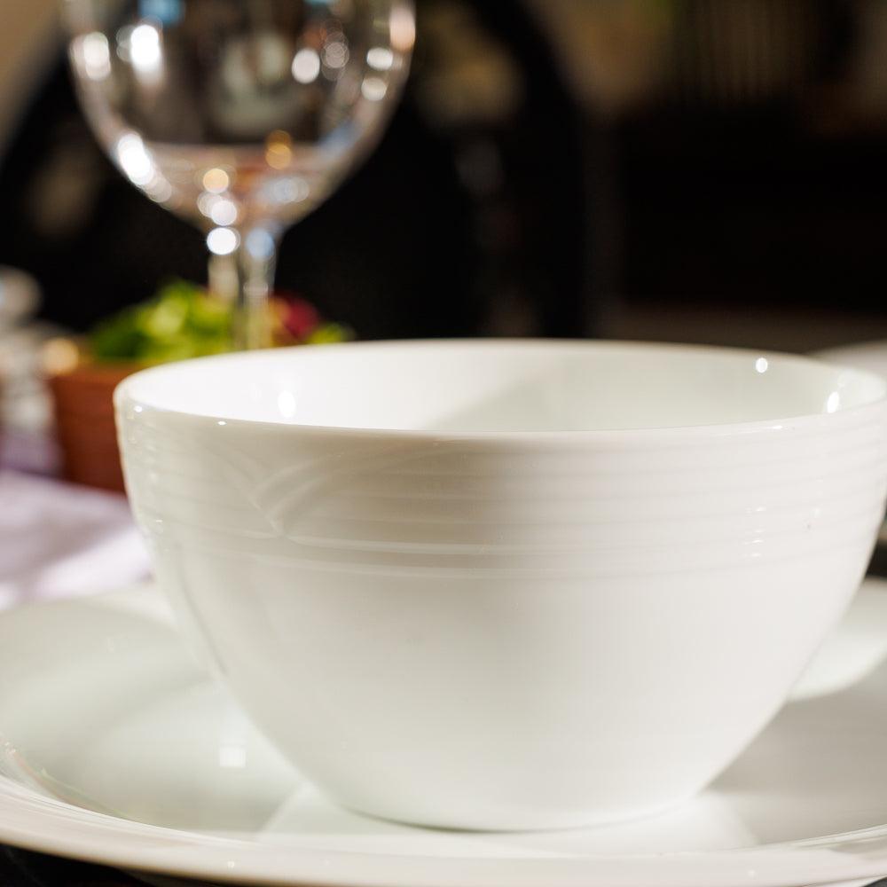 Noritake Arctic White Round Bowl | Ceramic – Whitehouse