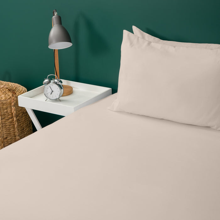 Nest Soft Touch Essentials Fitted Sheet - Stone