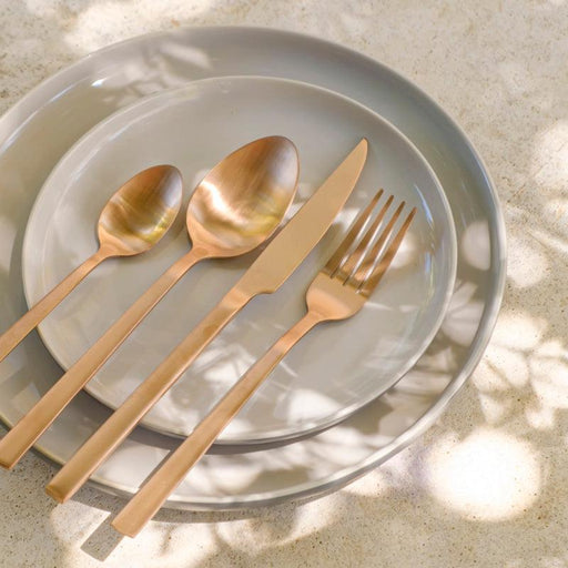 16 Piece Cutlery Set - Rose Gold
