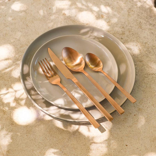 16 Piece Cutlery Set - Rose Gold