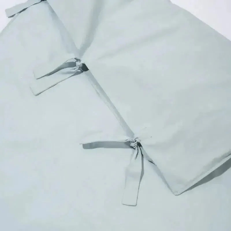 9 Piece Cot Bedding Set (Standard Change Mat) - Duck Egg-Cot Bedding Sets-Little Whitehouse