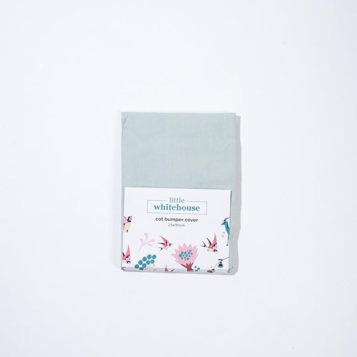 Little Whitehouse Cot Bumper Cover - Duck Egg