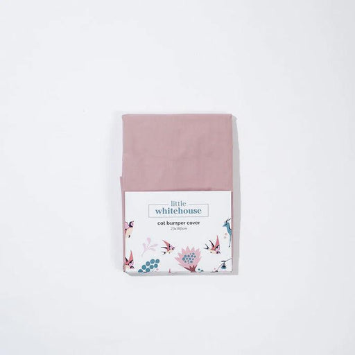 Cot Bumper Cover - Dusty Pink-Crib Bumpers & Liners-Little Whitehouse