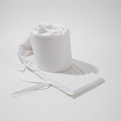 Little Whitehouse Cot Bumper Cover - White