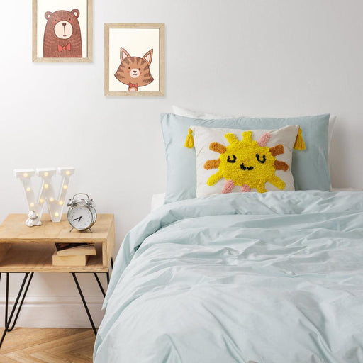 100% Cotton Kids Duvet Cover Set Duck Egg-Duvet Cover Set