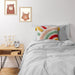 100% Cotton Kids Duvet Cover Set Light Grey-Duvet Cover Set