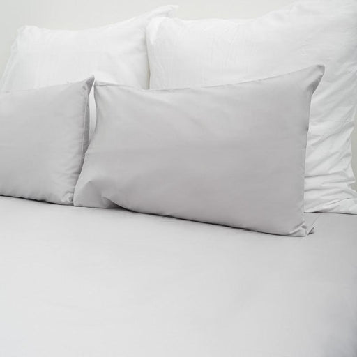 Cotton 200 Thread Count Duvet Cover Set - Light Grey
