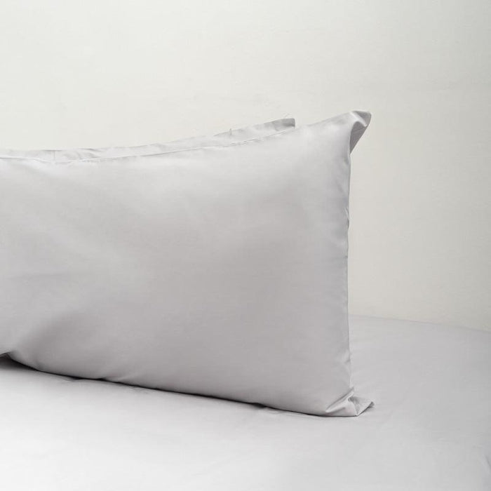 Cotton 200 Thread Count Duvet Cover Set - Light Grey