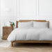 Cotton 200 Thread Count Duvet Cover Set - Light Grey