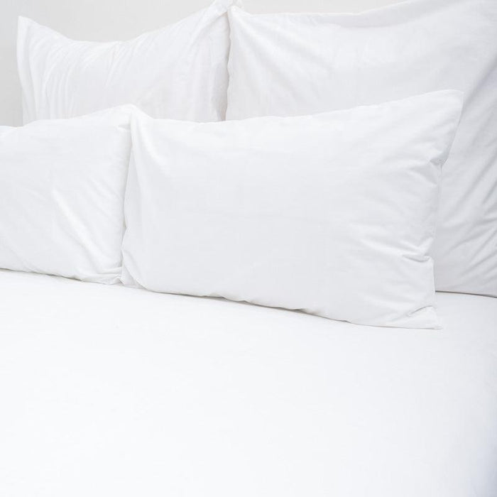 Cotton 200 Thread Count Duvet Cover Set - White