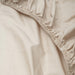 Cotton 200 Thread Count Fitted Sheet - Stone