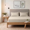 200 Thread Count 100% Cotton Percale Fitted Sheet Stone