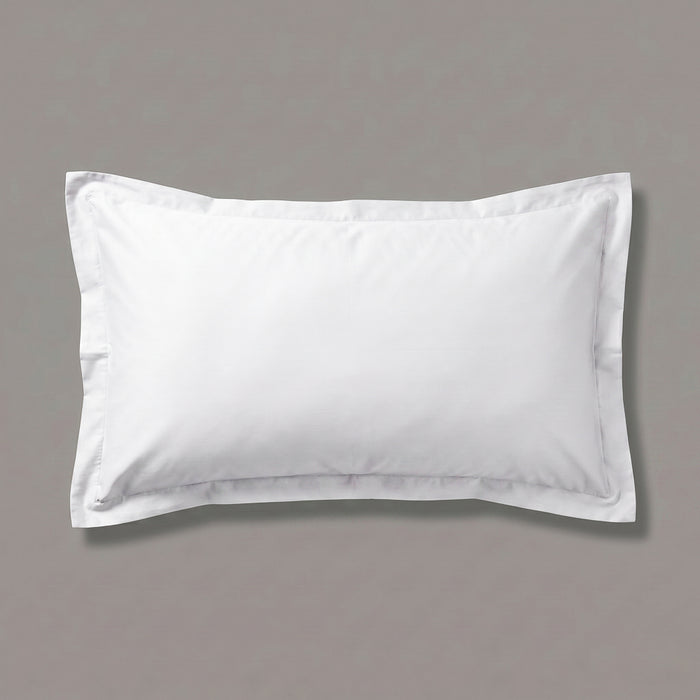 200 Thread Count 100% Cotton Percale Oxford Pillowcase White-Pillowcases