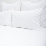200 Thread Count Cotton Rich Percale Duvet Cover Set White