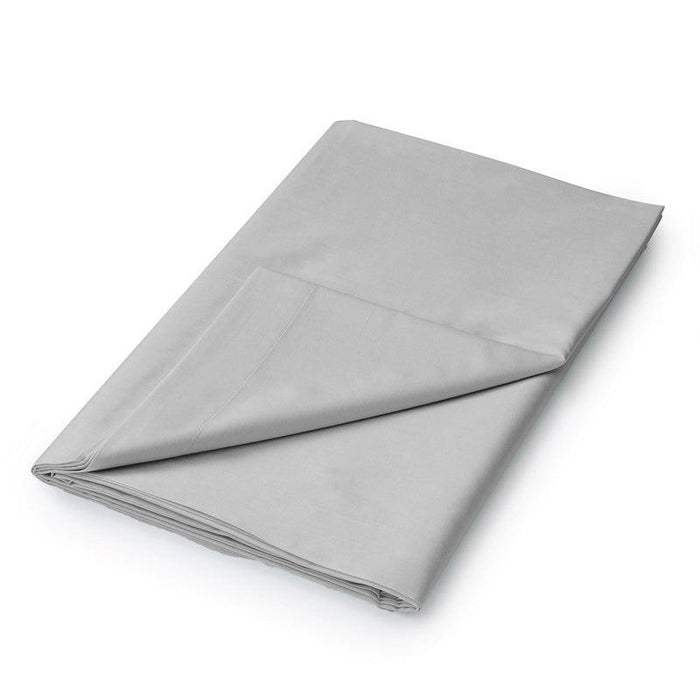 200 Thread Count Cotton Rich Percale Flat Sheet - Light Grey-Flat Sheet