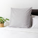 200 Thread Count Cotton Rich Percale Pillowcase - Light Grey-PILLOWCASE