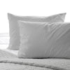 200 Thread Count Cotton Rich Percale Pillowcase Pair Light Grey