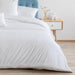 200 Thread Count Flap 100% Cotton Duvet Cover - White-Duvet Cover