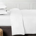 200 Thread Count Flap Oxford 100% Cotton Duvet Cover - White-Duvet Cover