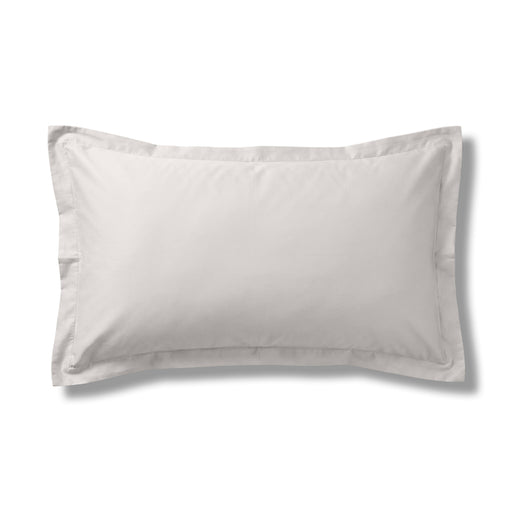 200 Thread Count Oxford 100% Cotton Percale Pillowcase Light Grey-Pillowcases