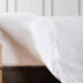 200 Thread Count Oxford Cotton Rich Percale Duvet Cover Set White-Duvet Cover Sets