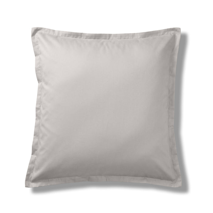 200 Thread Count Oxford Cotton Rich Percale Pillowcase Light Grey-Pillowcases