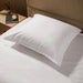 200 Thread Count Oxford Cotton Rich Percale Pillowcase White-Pillowcases
