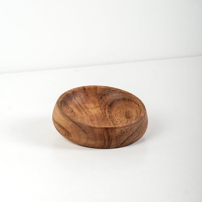 Acacia Wood Mini Round Bowl