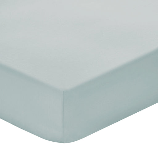 Cotton 200 Thread Count Fitted Sheet - Duck Egg