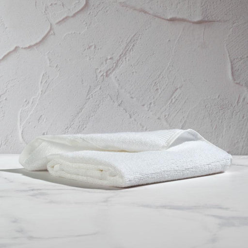 Cotton Bay Zero Twist Bath Towel - White