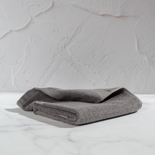 Cotton Bay Zero Twist Hand Towel - Grey