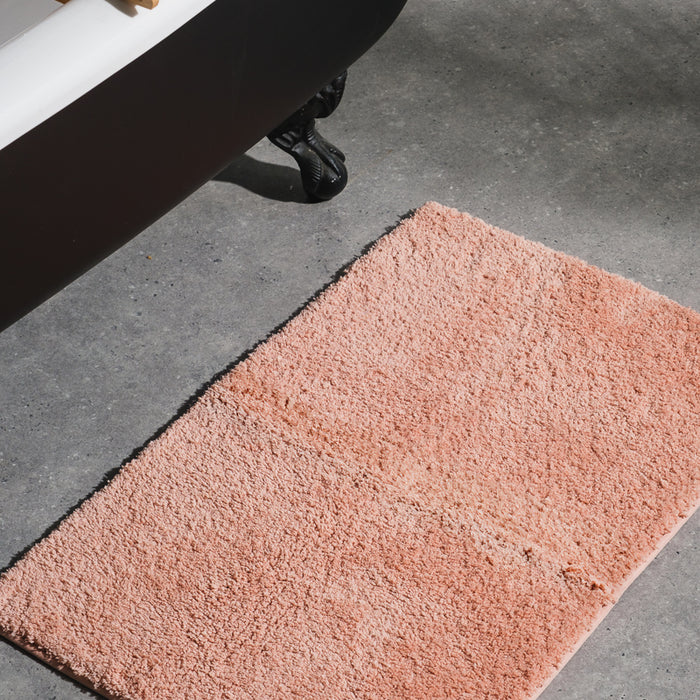 Cotton Bay Drylon Anti-Slip Bath Mat 50x80cm - Fuzzy Peach