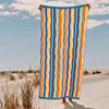 Cotton Collection Heatwave Hues Velour Beach Towel