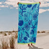 Cotton Collection Tidal Treasures Velour Beach Towel