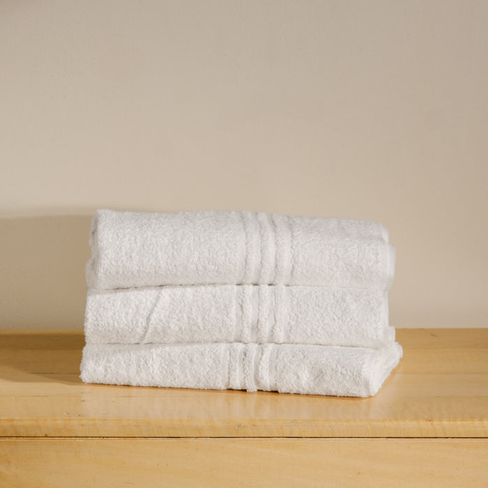 Dry Time Hand Towel White 400gsm