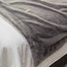Faux Fur Rabbit Blanket Dove - Plush Grey