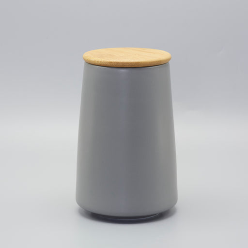 Grey Ceramic Storage Canister - Large