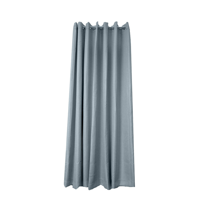HOME.LIFE Clifton Self-Lined Dim Out Eyelet Curtain - duck egg
