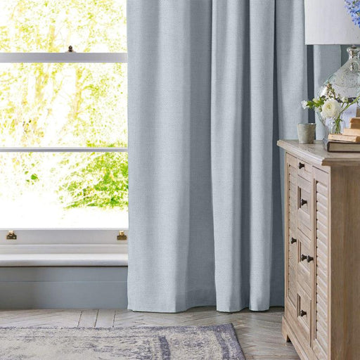 HOME.LIFE Clifton Self-Lined Dim Out Taped Curtain - duck egg