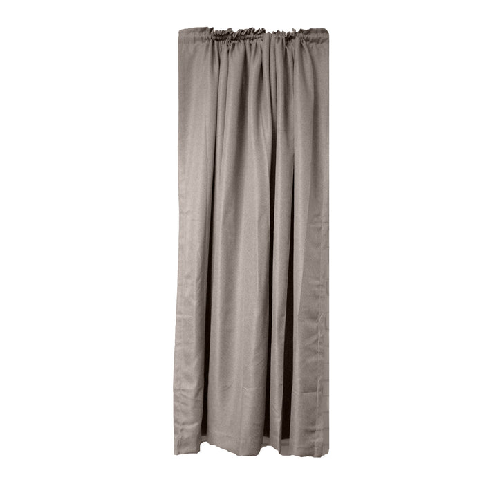HOME.LIFE Clifton Self-Lined Dim Out Taped Curtain - natural