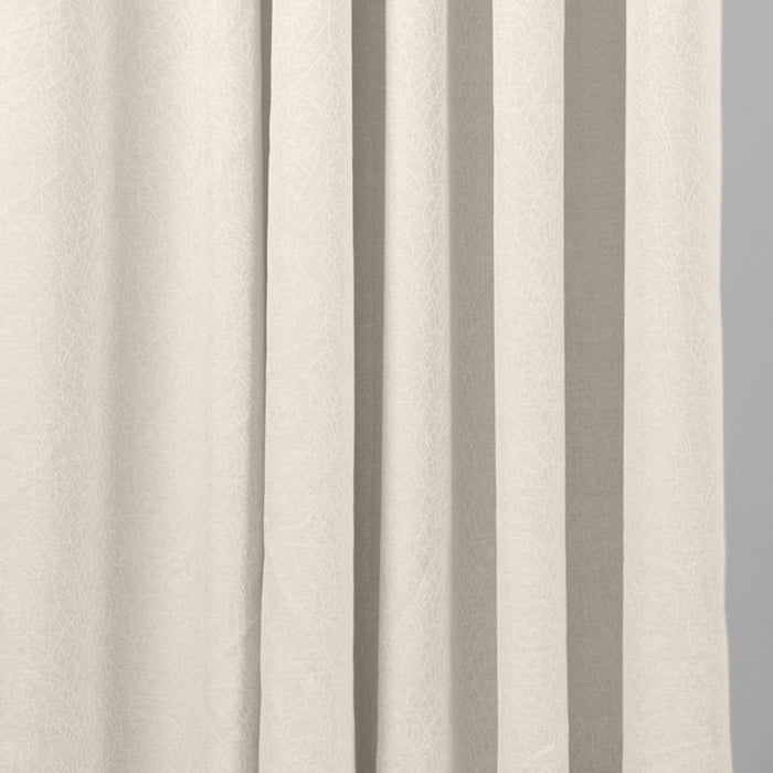 HOME.LIFE Leaf Taped Curtain - Natural