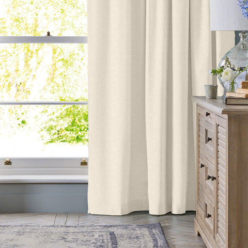 HOME.LIFE Leaf Taped Curtain - Natural