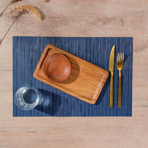 HOME.LIFE Placemat Woven 6 pack - Ink Blue