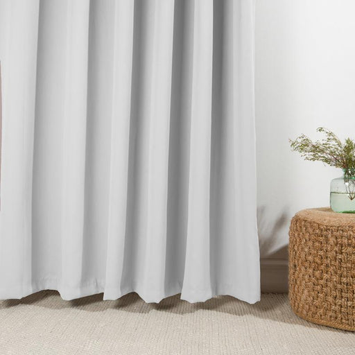 HOME.LIFE Woven Blockout Eyelet Curtain - White