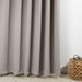 HOME.LIFE Woven Blockout Taped Curtain - Pewter